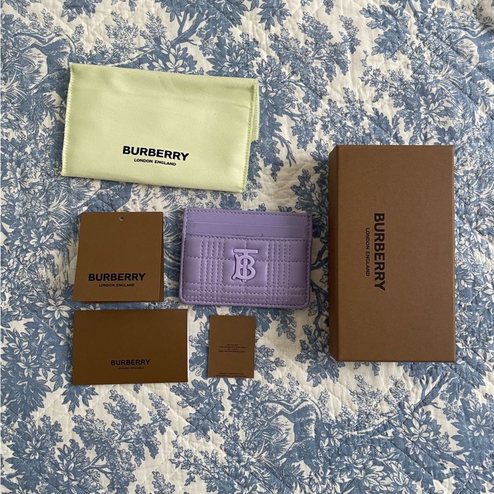 Burberry Lola Quilted Card Case